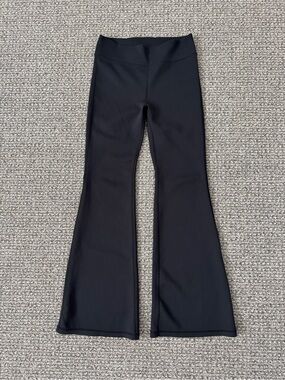 Mono B Black Flared Yoga Pants